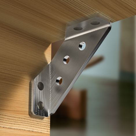20 Stück robuste Wandregalhalterungen, Metallregalträger, Wandregalbefestigungen (1/3)