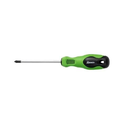 Tournevis Phillips PH2x100 cruciforme aimanté (1/2)