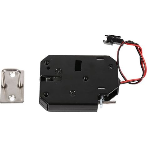 Système de contrôle d'accès pour armoire à serrure électromagnétique 12 V CC 2 A, serrure magnétique de sécurité intégrée (sans détecteur de proximité) (1/5)