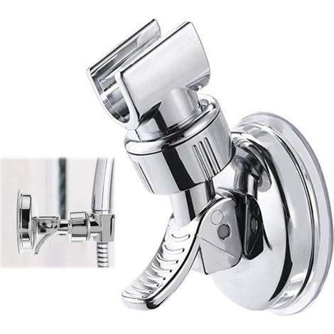 Support de pommeau de douche à ventouse, rotatif à 360°, super puissance, étanche, réglable, sans perçage, convient pour salle de bain d'hôtel
