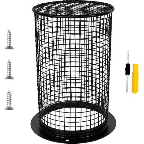 Panier de Protection pour lampe Chauffante Reptile 11 virgule 5 x 15 x 9 virgule 5cm Grille de Protection de lampe en fer pour lampes de 95 mm 15 cm (1/4)