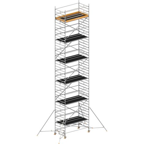 Layher Rollgerüst Uni Breit P2 mit Gerüststützenlänge 2,60m, 13,20m AH (1/4)