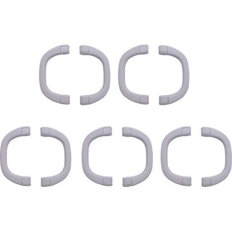 Lot de 10 poignées de toit pour montant A (gauche et droite) compatibles avec Mitsubishi Pajero Shogun Montero V31 V32 V33 V73 V77 (1991-2006) (1/5)