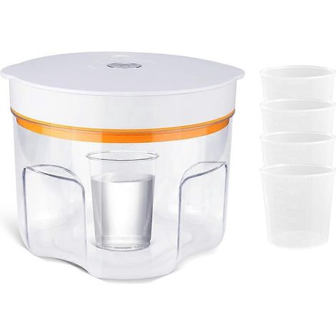 Résine anti-bulles, 2 L, élimine 99,9 % des bulles, prise UE, orange (1/5)