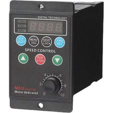 0.75kw Convertisseur de Fréquence de Pilote de Moteur de Sortie Triphasé à entrée Monophasée 220V avec Affichage à Tube Numérique à Quatre Chiffres A (1/4)