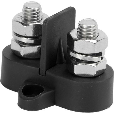 DC 48V Sammelschienen-Klemmenblock 5/16 Zoll M8 Isolierter Doppel-Pluspol-Stromverteilungs-Anschlussbolzen