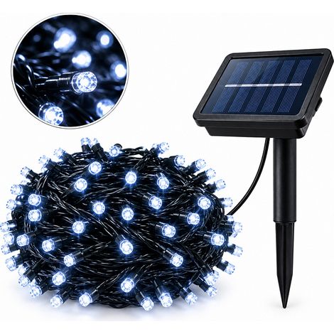 Aga Guirnalda de luces solares 100 LED Blanco frío (1/5)
