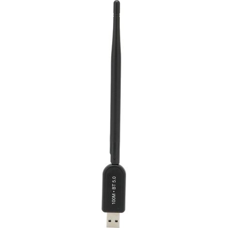 Adaptateur WiFi USB sans fil 2.4GHz 100m, débit 3.0Mbps, connexion simultanée de multiples appareils, clé réseau longue portée (1/5)