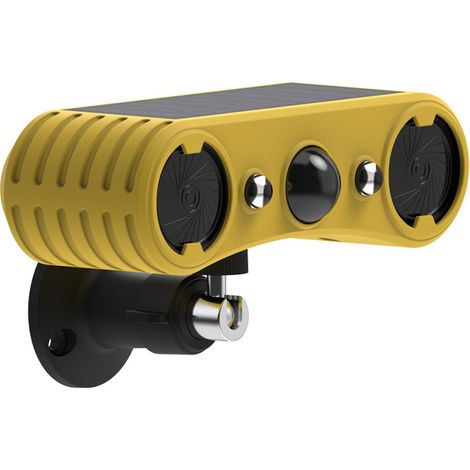 Alarme stroboscopique solaire détecteur mouvement, induction infrarouge corps humain, anti-vol répulsif animaux, écoénergétique étanche pour villa extérieur (1/5)