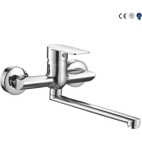 Trade Shop - Rubinetto Miscelatore Lavello Monocomando Moderno Cromato Classico Cube 87120 - (1/3)