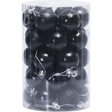 Boule De Noel - 34 Pièces - Diamètre 4 Cm - Décoration Arbre De Noël - Pour Fêtes Mariages Réceptions (1/5)