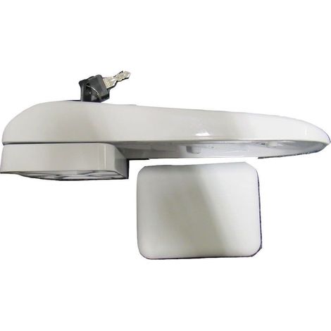 Motorhome Door Lock Plate - Caravan Entrance Security (1/5)