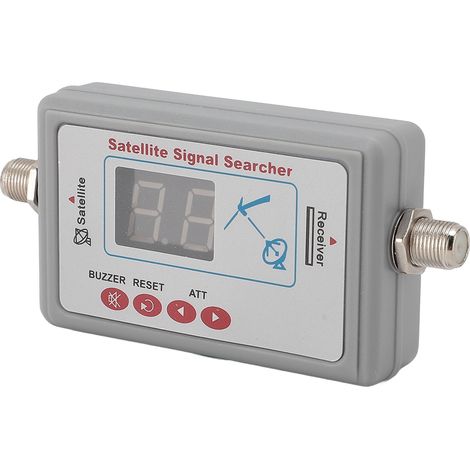 Détecteur de signal satellite 95DL avec rétroéclairage, amplificateur et buzzer, bande passante de 950 à 2150 MHz, à faible perte, et mesureur de signal satellite numérique. (1/5)