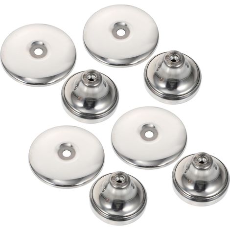 4 pomos de acero inoxidable para las asas de la tapa, diseño ergonómico