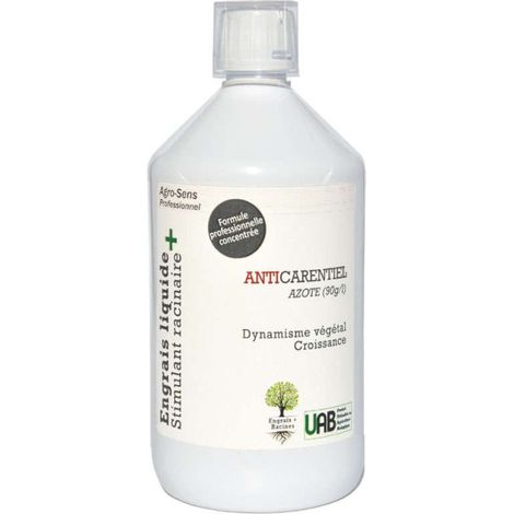 Azote organique, formule liquide concentrée - Agro Sens - 500 ml (250 litres de préparation)