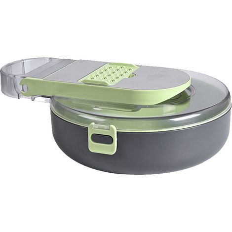 Coupe Mandoline de Cuisine, Coupe Legume Manuel à Lames Remplaçables, Coupe-légumes, Coupe Oignon pour Oignons Tomates Carotte Concombre (1/5)
