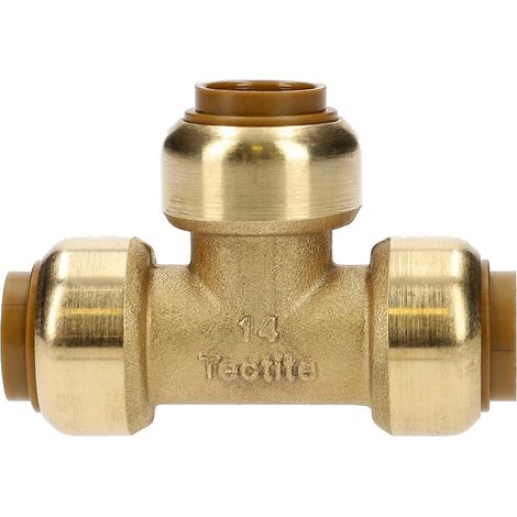 TÉ RÉDUIT TRIPLE FEMELLES TECTITE CLASSIC POUR TUBE CUIVRE D16-14-16 - AALBERTS IPS - 4750919 (1/3)