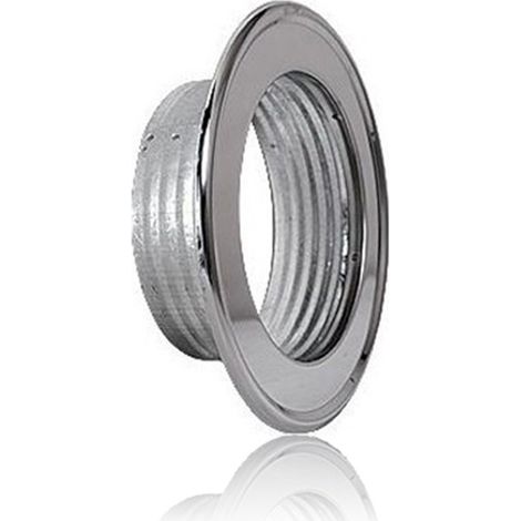 Rosette décorative spiroflex acier inoxydable 200 mm poli