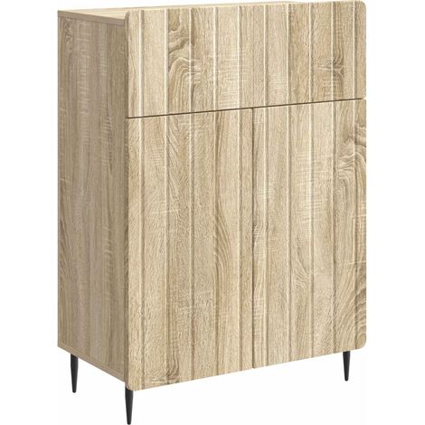 Aparador Roble Sonoma 66 x 34,5 x 92 cm Madera de Ingeniería vidaXL