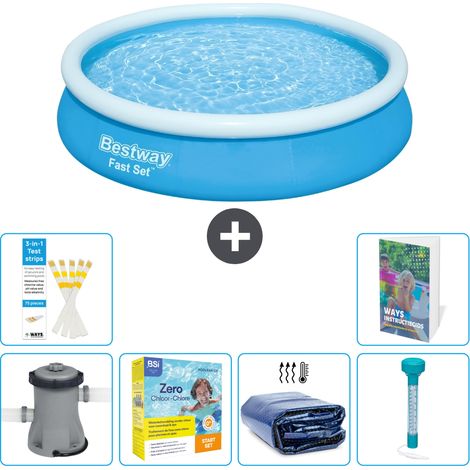 Bestway Piscina Bestway Fast Set Rotonda - 366x76 cm - 7-pezzi  S184