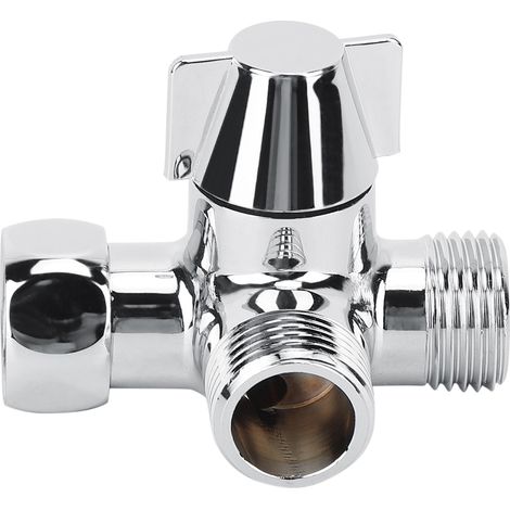 G1/2"-Dusche, Dreiwege-T-Adapter, Wasserwechselanschluss, Toilette, Bidet, Wasserabscheider (1/5)