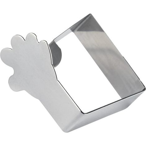 d-c-fix Tischtuchklammer silber Hand 4 Stück Tischdecke