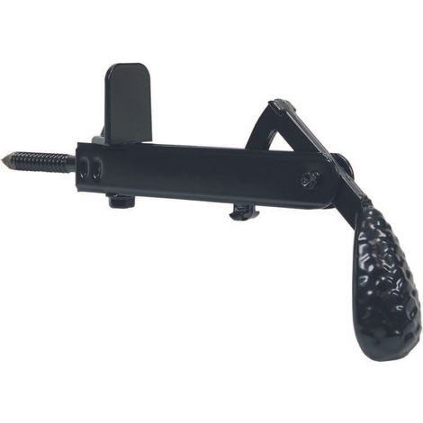 Fermapersiane A Pendolo Con Fermo Fisso - mm.105x55h. verniciato nero