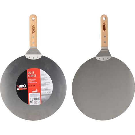 Pelle à Pizza Bois Manche Bois, ø30,5 Cm - Bbq Collection
