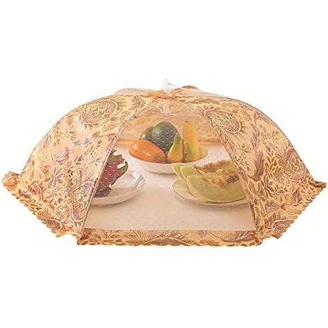 Grand cloche pliable en maille de qualité supérieure pour protéger la nourriture contre les mouches et les insectes, pour l'extérieur, cuisine, jardin, fêtes, barbecue (1/5)