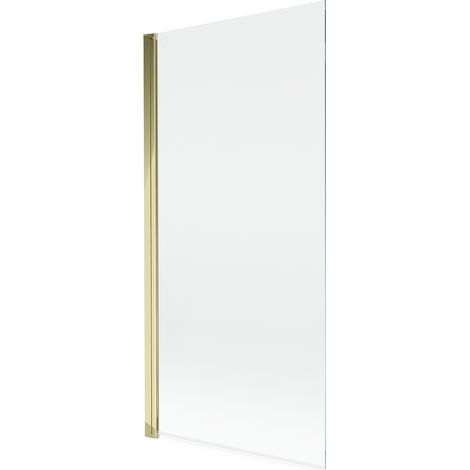 Mexen Mist paravento per doccia 1 anta 90 x 150 cm, trasparente, dorato - 8A9-090-001-50-00 (1/5)