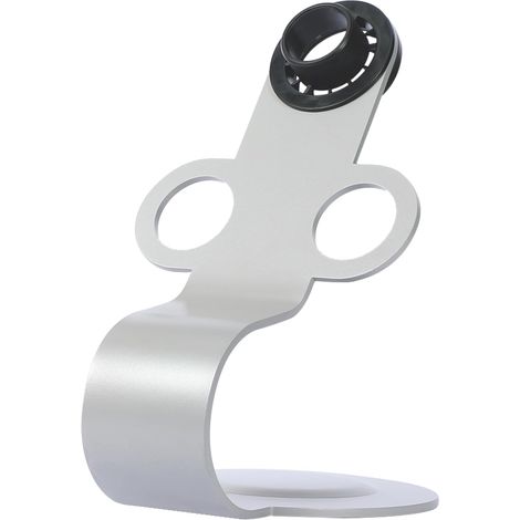 Hair dryer holder for Dyson Supersonic, Magnetic attachment, Cable management, Silicone pad, Grey (1/5)