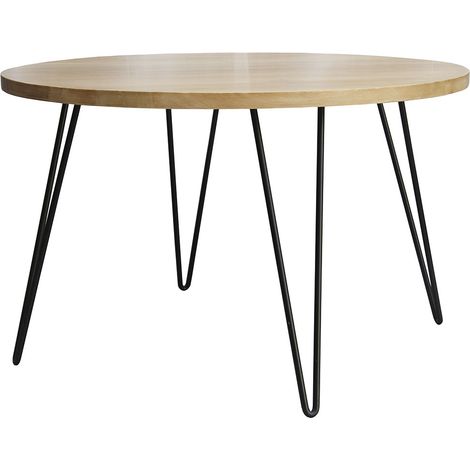 Mesa redonda en mango macizo D116 cm VIBES