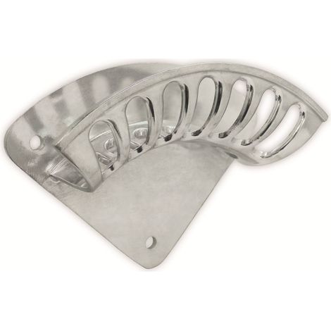 PUTEUS support mural pour tuyau 38111, aluminium, 190x140x70 mm
