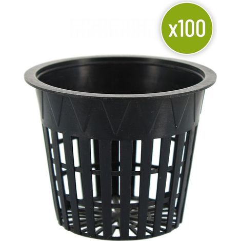 Lot de 100 Pots Paniers Rigides Ronds Ø5.5cm – Hauteur 7cm