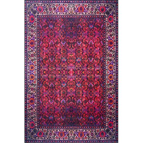 Vintage Orientalischer Teppich - (290x200 cm) - Viridian Multicolor
