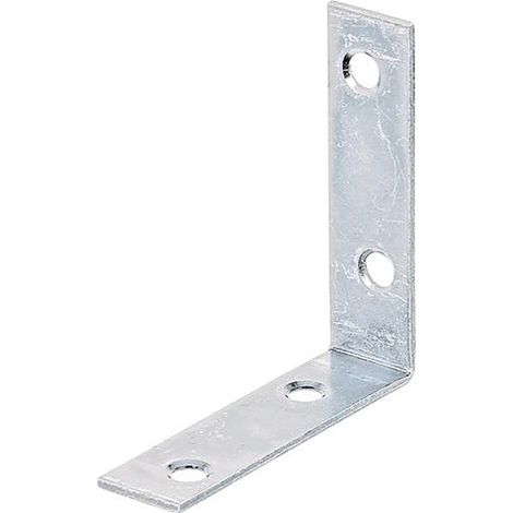 Stuhlwinkel L.60 x 60mm B.16mm S.1,75mm STA galv.gelb verz.Loch-D.5,5mm GAH