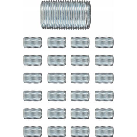 BOQUILLA ROSCADA PARA TUBO M10 X 20 MM JUEGO DE 25 - PARA LÁMPARAS E ILUMINACIÓN