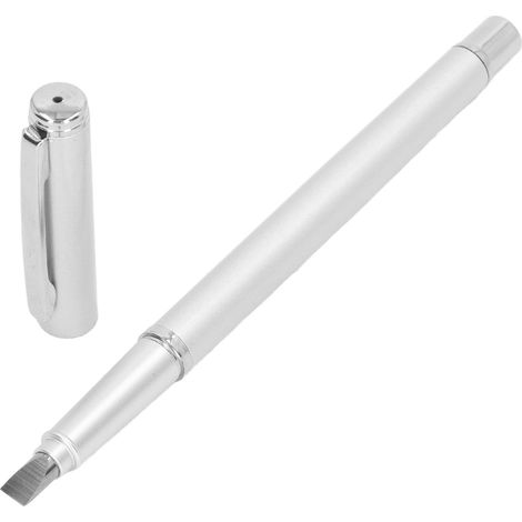 Coupe-fibre optique stylo outil de rayure tungstène acier largeur lame 5 mm argent coffret 1 coupeur 1 boîte (1/5)