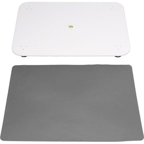 aqxreight Table de Mise à Niveau Acrylique Tableau de Mise à Niveau avec Coussin de Silicone 400 X 300 Mm de Plaque Gris Planche de à de la Carte de de Niveaux Tableau de Niveaux de Plaque de de de