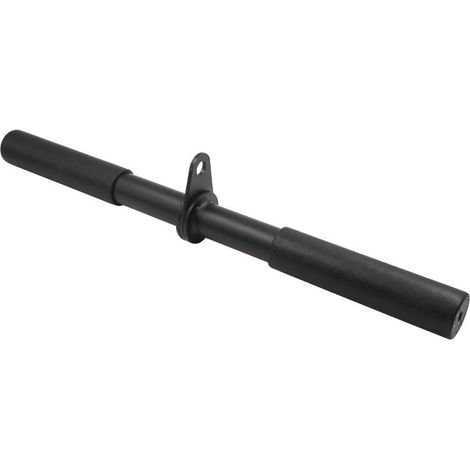Barre Rotative - 53 cm - Diamètre 3 cm - Acier Creux - Compatible Système Poulie À Câble - Charge Max 340 kg - Pour Triceps Et Dos - 1 Pièce (1/5)