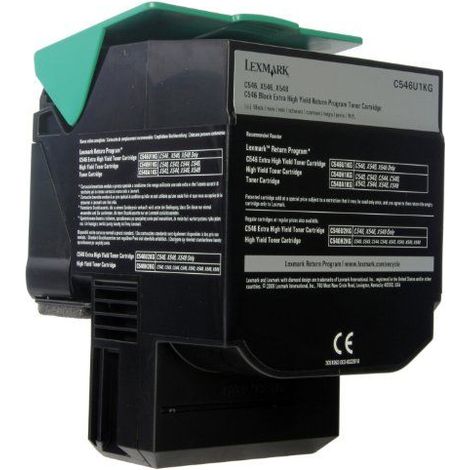 Lexmark C546U1KG cartucho de tóner 1 pieza(s) Original Negro (1/2)