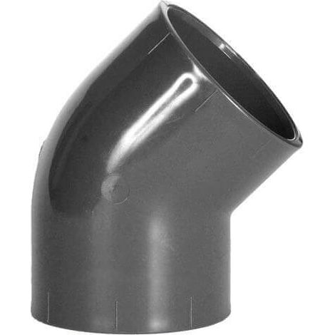 Coude PVC 45° à coller Ø 50 mm