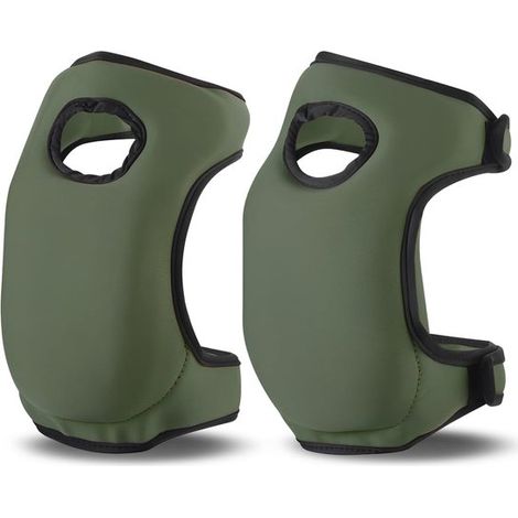 1 paio di ginocchiere professionali in gomma - Protezioni protettive ergonomiche antiscivolo e ispessite per giardinaggio e lavori fai-da-te in interni ed esterni (1/5)
