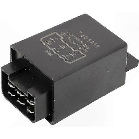 Relais clignotant 12 V 21 W, compatible avec les feux de signalisation pour tracteurs, voitures de collection et camions. 335200160 (1/5)