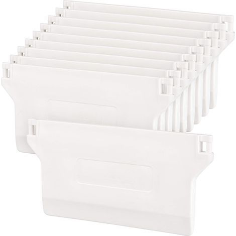 Poids pour stores verticaux, 89 mm, blancs, lot de 10 (1/4)