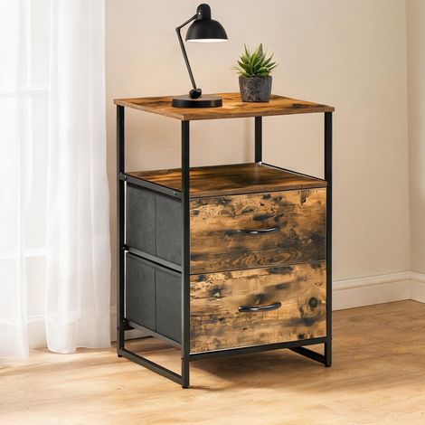 Armoire de rangement marron en MDF 45 x 40 x 70,5 cm (1/5)