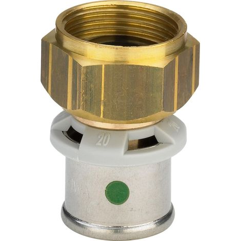 Viega Sanfix Fosta Sanfix P-Raccordo a vite, d 32mm, G 11/4 bronzo rosso Modello 2163, 566647
