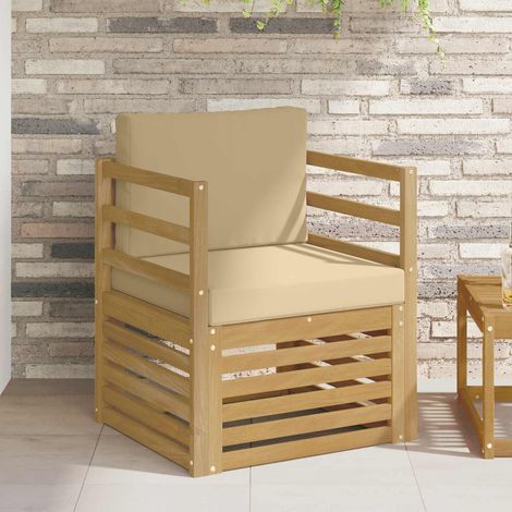 Teenpull – Outdoor-Sofa Polyester Weiß (1/5)