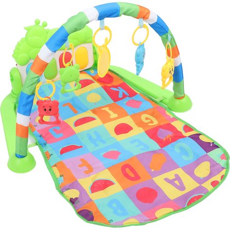 Tapis d'éveil musical pour bébé, tapis de jeu pour bébé, piano à pédales, centre d'activités pour bébé nouveau-né (1/5)