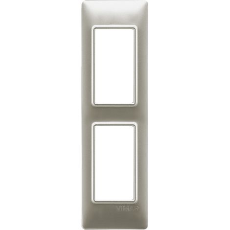 VIMAR - 14667.21 Placca 2M pannelli nichel opaco